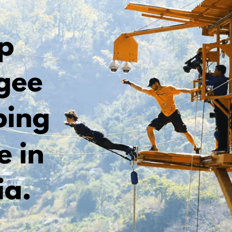 Top Bungee Jumping Place in India. Top Bungee Jumping Place in India.